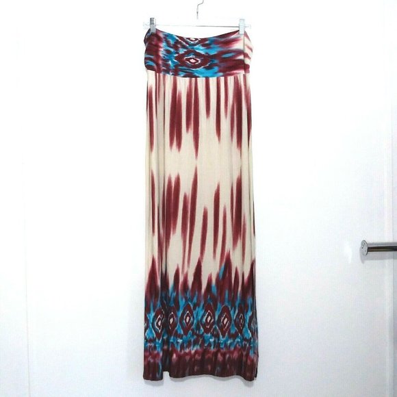 ☆☆SOLD☆☆ Vanity Boho Style Strapless Maxi Dress - Picture 4 of 8
